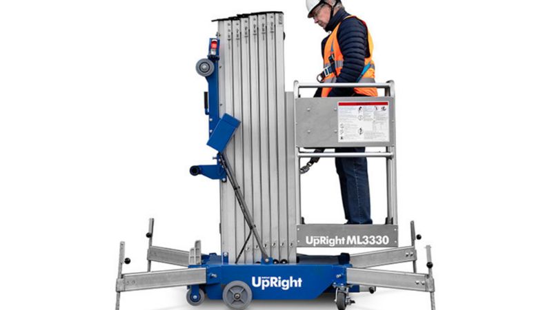 Upright sølje-/mastelift