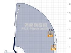 Böcker AK 37/4000 lastbilkran